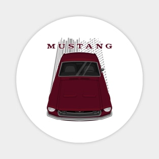 Ford Mustang Fastback 1968 - Royal Maroon Magnet